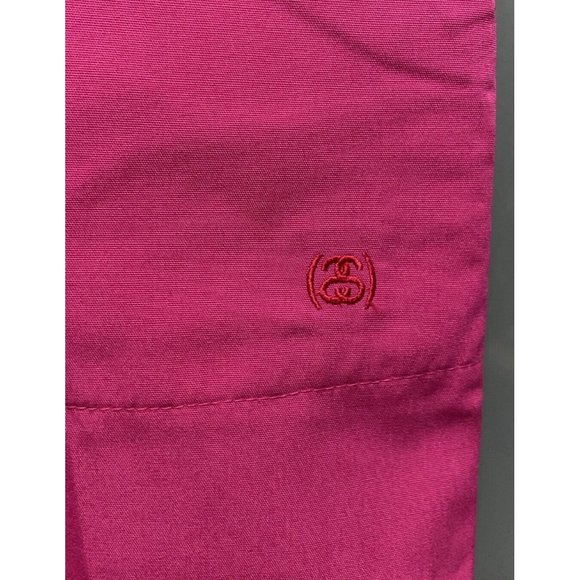 Stussy Women’s Pink Vintage VTG Y2K 90s 00s A-Line Knee Length Logo Skirt Size 3 - Picture 4 of 7